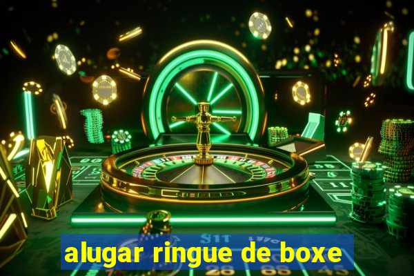 alugar ringue de boxe